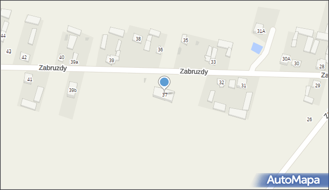 Zabruzdy, Zabruzdy, 37, mapa Zabruzdy