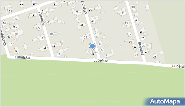 Zabrze, Zawiszy Czarnego, 35, mapa Zabrza