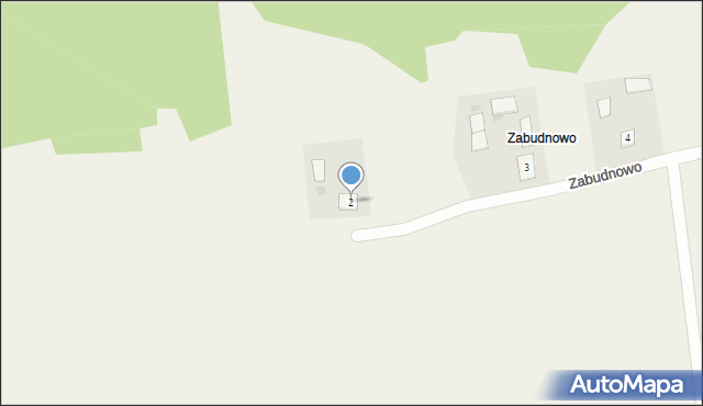 Zabudnowo, Zabudnowo, 2, mapa Zabudnowo