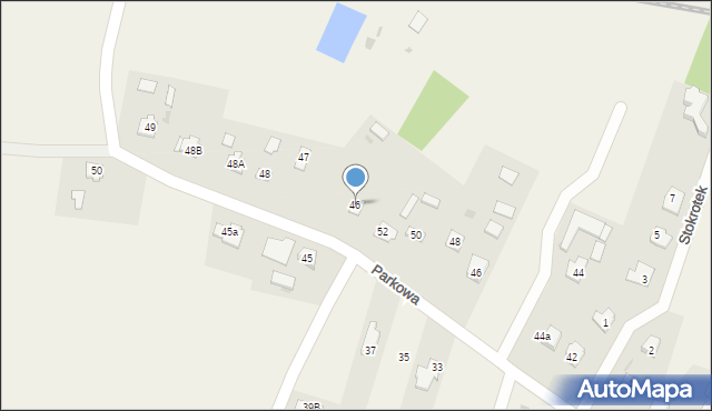 Żaby, Żaby, 46, mapa Żaby