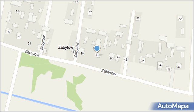 Zabytów, Zabytów, 39, mapa Zabytów