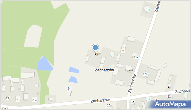 Zacharzów, Zacharzów, 22, mapa Zacharzów