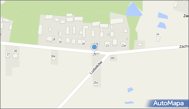 Zacharzów, Zacharzów, 25, mapa Zacharzów