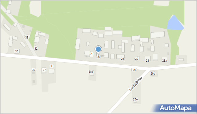 Zacharzów, Zacharzów, 30, mapa Zacharzów