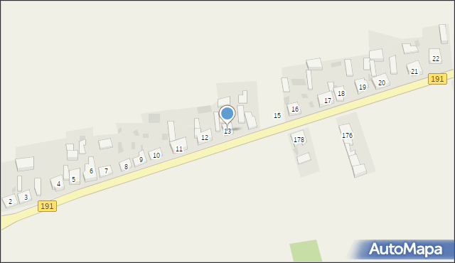 Zacharzyn, Zacharzyn, 13, mapa Zacharzyn