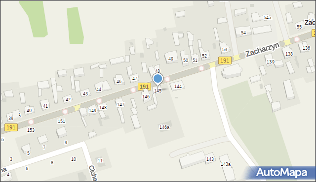 Zacharzyn, Zacharzyn, 145, mapa Zacharzyn