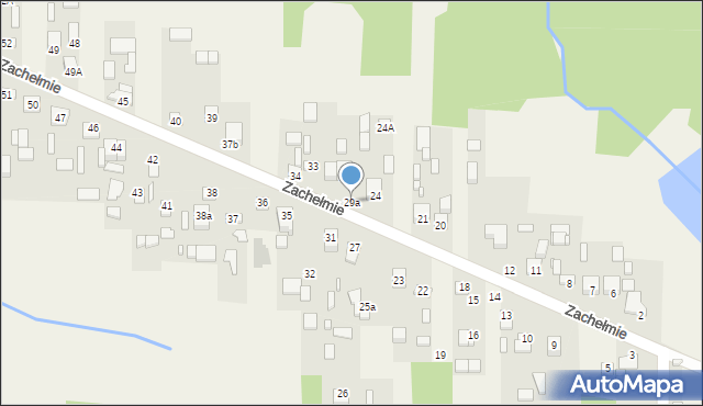 Zachełmie, Zachełmie, 29a, mapa Zachełmie