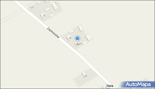 Zachorzów, Zachorzów, 25a, mapa Zachorzów