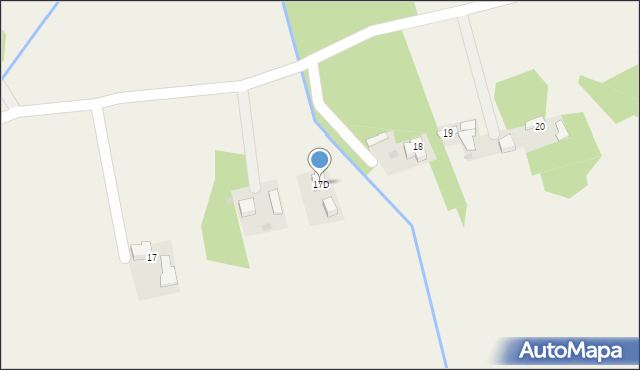 Zaczarnie, Zaczarnie, 17D, mapa Zaczarnie