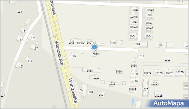 Zaczernie, Zaczernie, 1009a, mapa Zaczernie