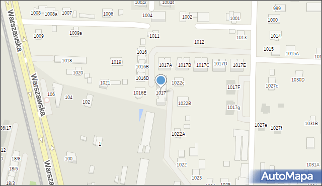 Zaczernie, Zaczernie, 1017, mapa Zaczernie