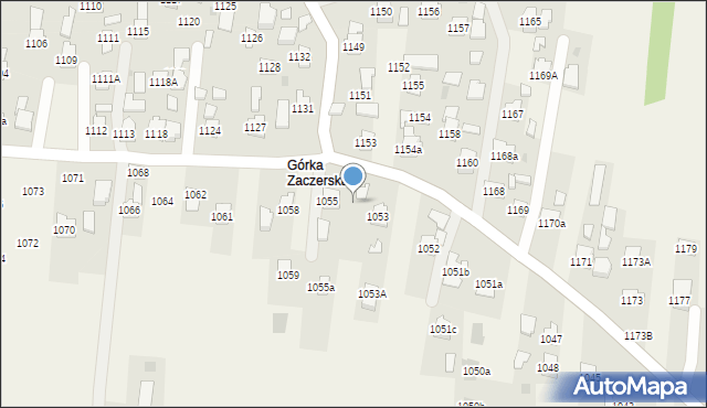 Zaczernie, Zaczernie, 1054, mapa Zaczernie