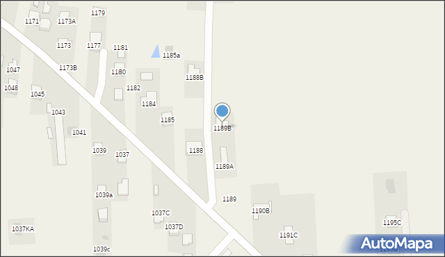 Zaczernie, Zaczernie, 1189B, mapa Zaczernie