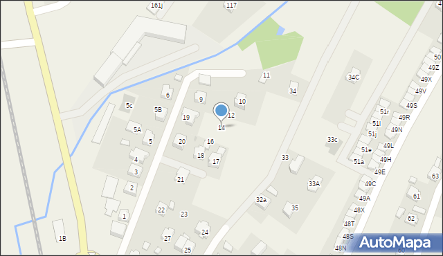 Zaczernie, Zaczernie, 14, mapa Zaczernie