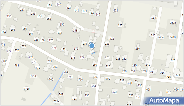 Zaczernie, Zaczernie, 179, mapa Zaczernie