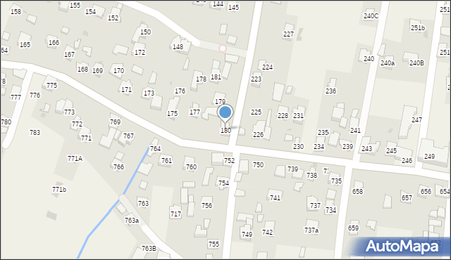 Zaczernie, Zaczernie, 180, mapa Zaczernie