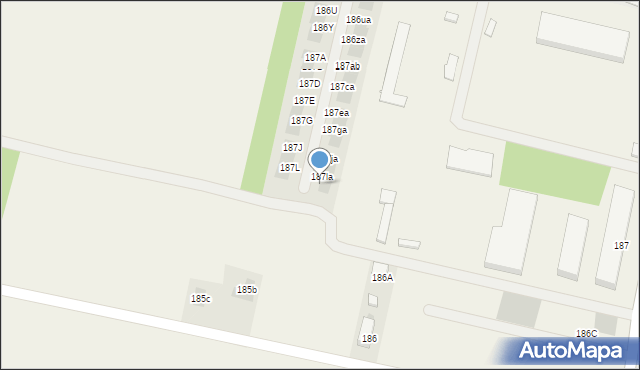 Zaczernie, Zaczernie, 187ma, mapa Zaczernie