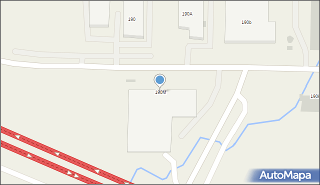 Zaczernie, Zaczernie, 190M, mapa Zaczernie