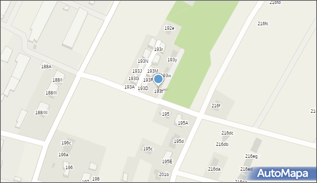 Zaczernie, Zaczernie, 193t, mapa Zaczernie