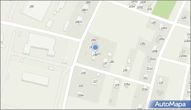 Zaczernie, Zaczernie, 196, mapa Zaczernie