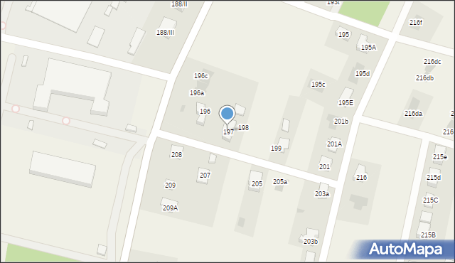 Zaczernie, Zaczernie, 197, mapa Zaczernie