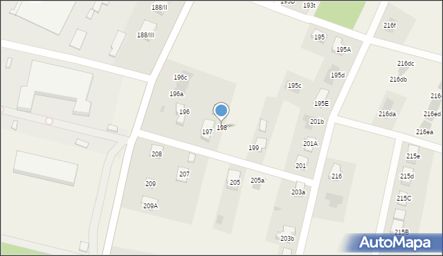 Zaczernie, Zaczernie, 198, mapa Zaczernie