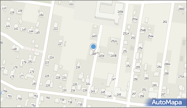 Zaczernie, Zaczernie, 240, mapa Zaczernie