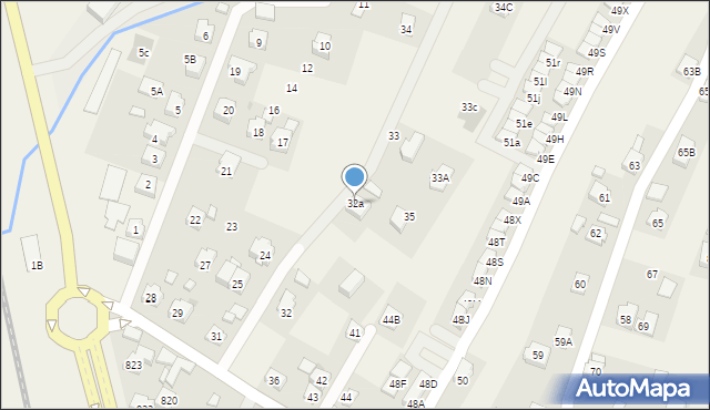 Zaczernie, Zaczernie, 32a, mapa Zaczernie