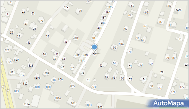 Zaczernie, Zaczernie, 50, mapa Zaczernie