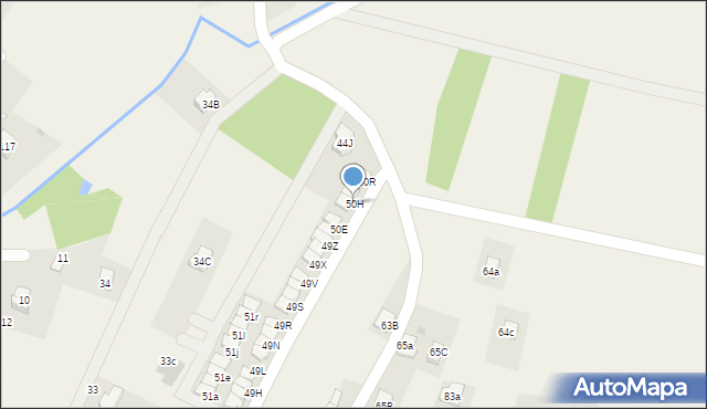 Zaczernie, Zaczernie, 50H, mapa Zaczernie