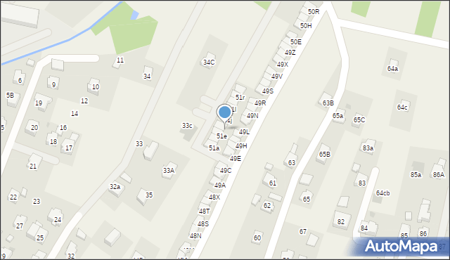 Zaczernie, Zaczernie, 51g, mapa Zaczernie