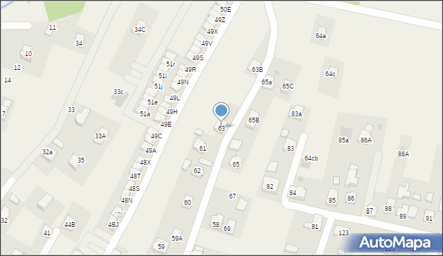 Zaczernie, Zaczernie, 63, mapa Zaczernie