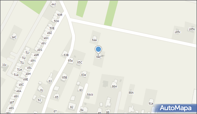 Zaczernie, Zaczernie, 64c, mapa Zaczernie