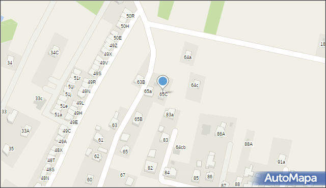 Zaczernie, Zaczernie, 65C, mapa Zaczernie