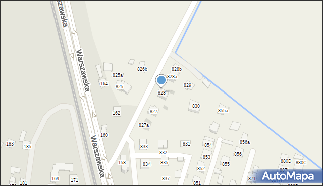 Zaczernie, Zaczernie, 828, mapa Zaczernie