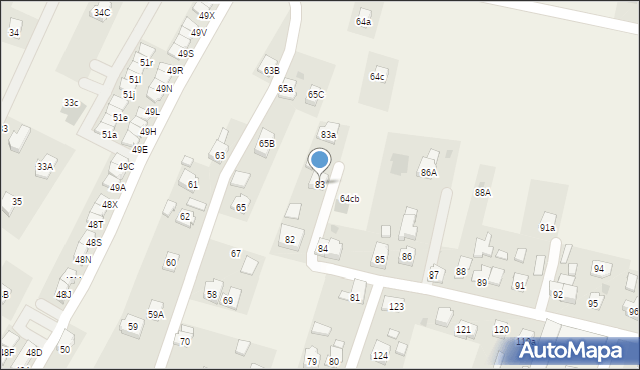 Zaczernie, Zaczernie, 83, mapa Zaczernie