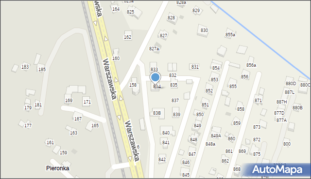 Zaczernie, Zaczernie, 836, mapa Zaczernie