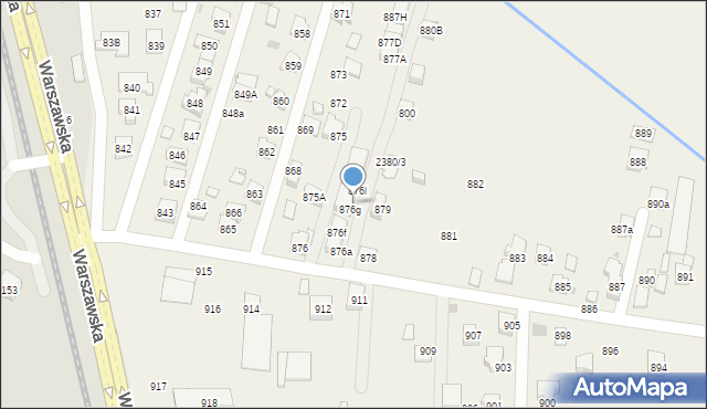 Zaczernie, Zaczernie, 876j, mapa Zaczernie