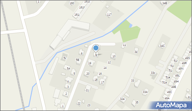 Zaczernie, Zaczernie, 9, mapa Zaczernie