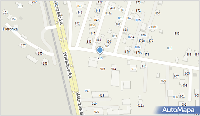 Zaczernie, Zaczernie, 915, mapa Zaczernie