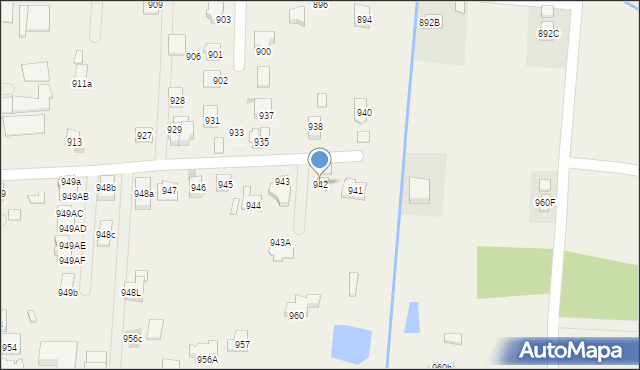 Zaczernie, Zaczernie, 942, mapa Zaczernie