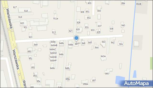 Zaczernie, Zaczernie, 947, mapa Zaczernie