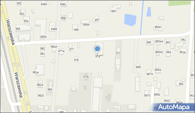 Zaczernie, Zaczernie, 974, mapa Zaczernie