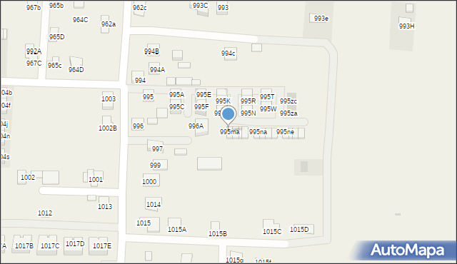 Zaczernie, Zaczernie, 995ma, mapa Zaczernie