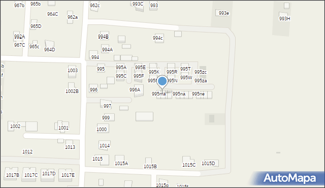 Zaczernie, Zaczernie, 995mb, mapa Zaczernie