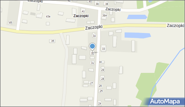 Zaczopki, Zaczopki, 32, mapa Zaczopki