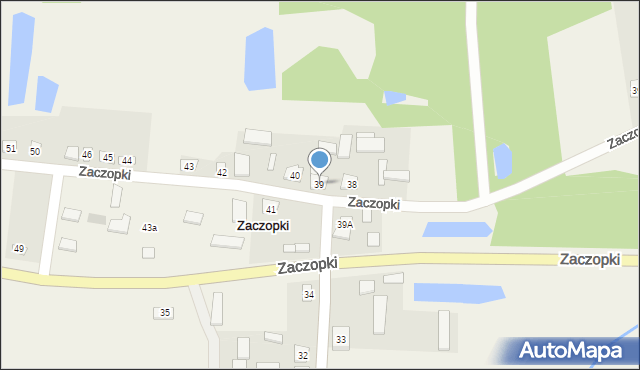 Zaczopki, Zaczopki, 39, mapa Zaczopki