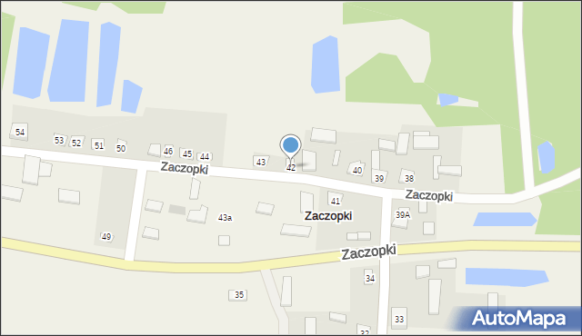 Zaczopki, Zaczopki, 42, mapa Zaczopki