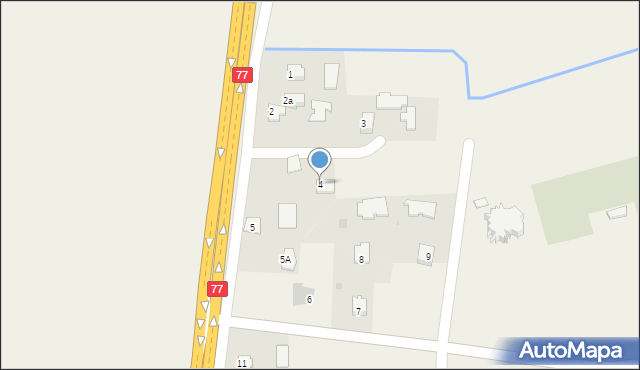 Zadąbrowie, Zadąbrowie, 4, mapa Zadąbrowie