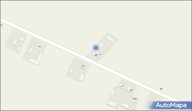 Zadębce, Zadębce, 46, mapa Zadębce